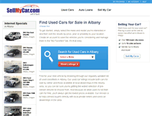 Tablet Screenshot of albany.sellmycar.com