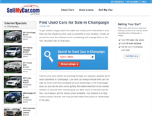 Tablet Screenshot of champaign.sellmycar.com