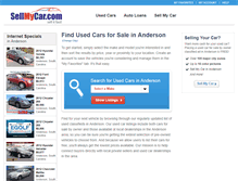 Tablet Screenshot of anderson.sellmycar.com