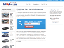 Tablet Screenshot of denison.sellmycar.com