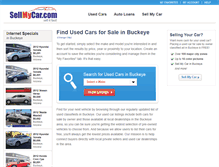 Tablet Screenshot of buckeye.sellmycar.com