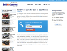 Tablet Screenshot of desmoines.sellmycar.com