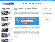 Tablet Screenshot of garland.sellmycar.com