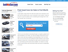 Tablet Screenshot of fortworth.sellmycar.com