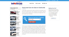 Desktop Screenshot of clarksville.sellmycar.com