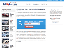 Tablet Screenshot of clarksville.sellmycar.com