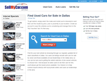 Tablet Screenshot of dallas.sellmycar.com