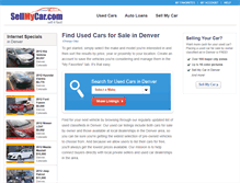 Tablet Screenshot of denver.sellmycar.com
