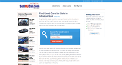 Desktop Screenshot of albuquerque.sellmycar.com