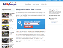 Tablet Screenshot of akron.sellmycar.com