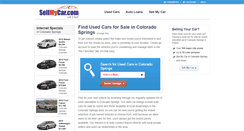 Desktop Screenshot of coloradosprings.sellmycar.com