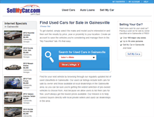 Tablet Screenshot of gainesville.sellmycar.com